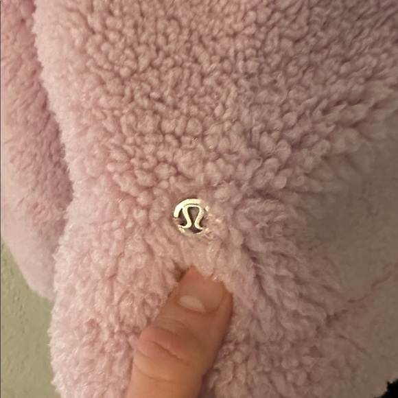 Lululemon Cinchable Fleece Zip-Up Pink Peony 7 - Picture 8 of 9